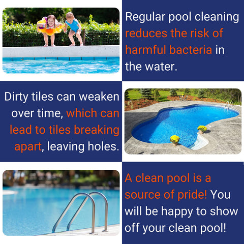 Pool Blok pumice pool stone cleans tile surfaces without scratching