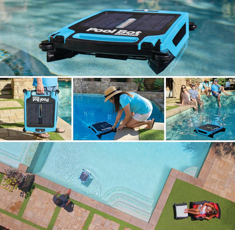 Pool Bot large debris basket for quick debris disposal