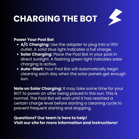 Pool Bot obstacle avoidance system ensures thorough edge cleaning