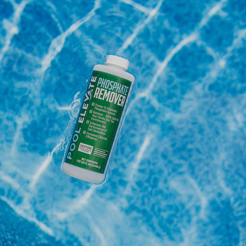 POOL ELEVATE phosphate remover saltwater-compatible formula supports versatile systems.