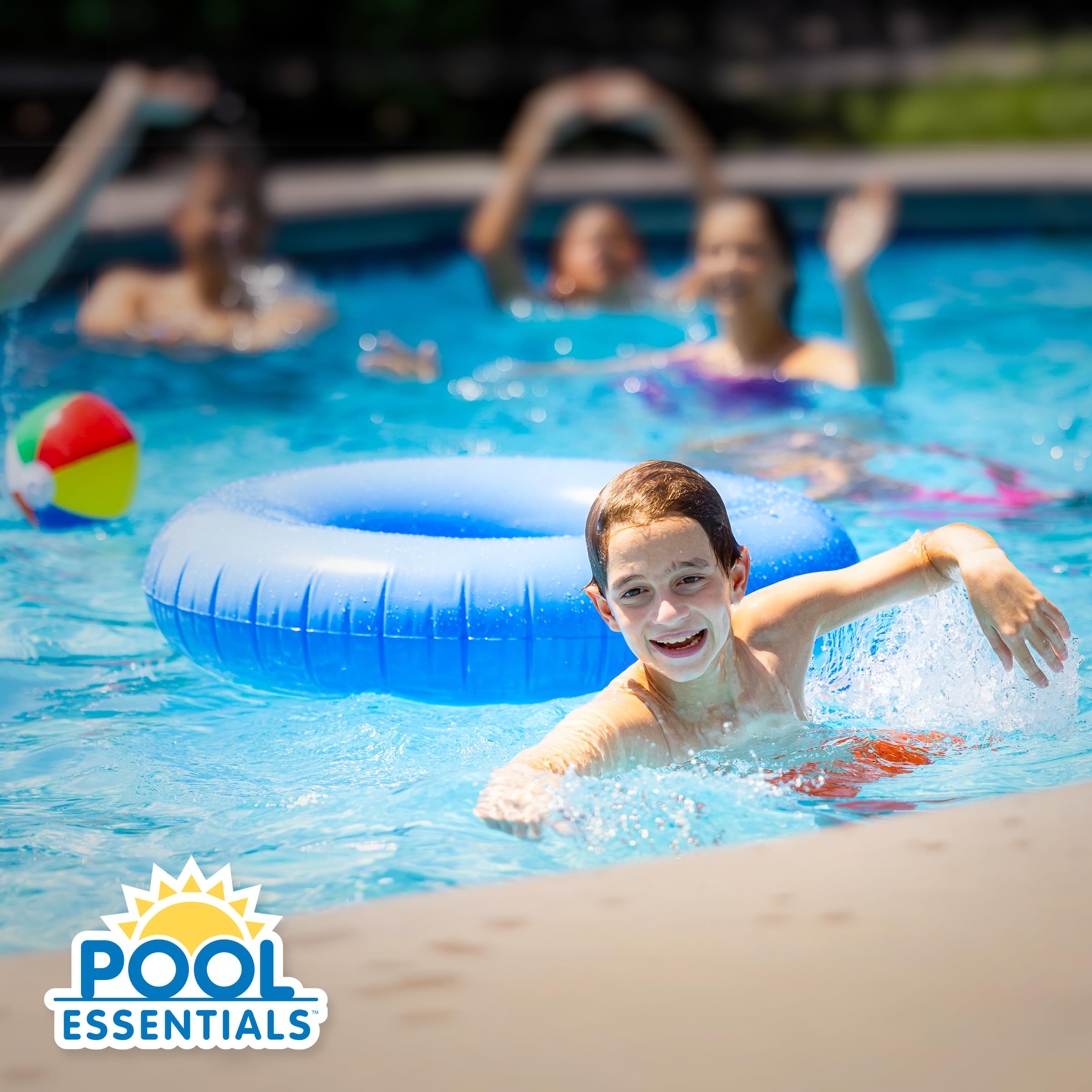 Pool Essentials Shock Treatment 24-pack box shown for home pool care