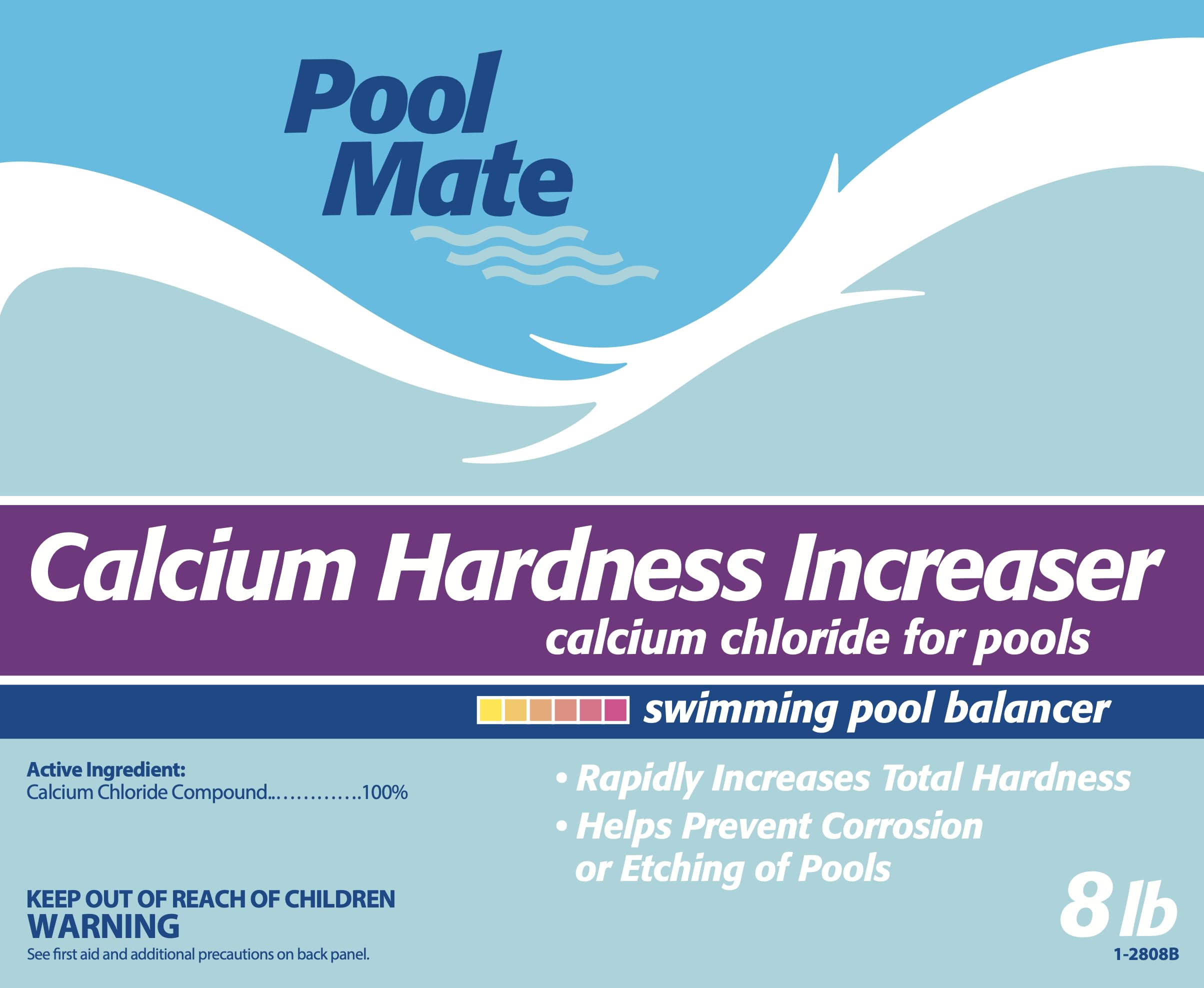 Pool Mate dosing around pool perimeter during circulation for even distribution.