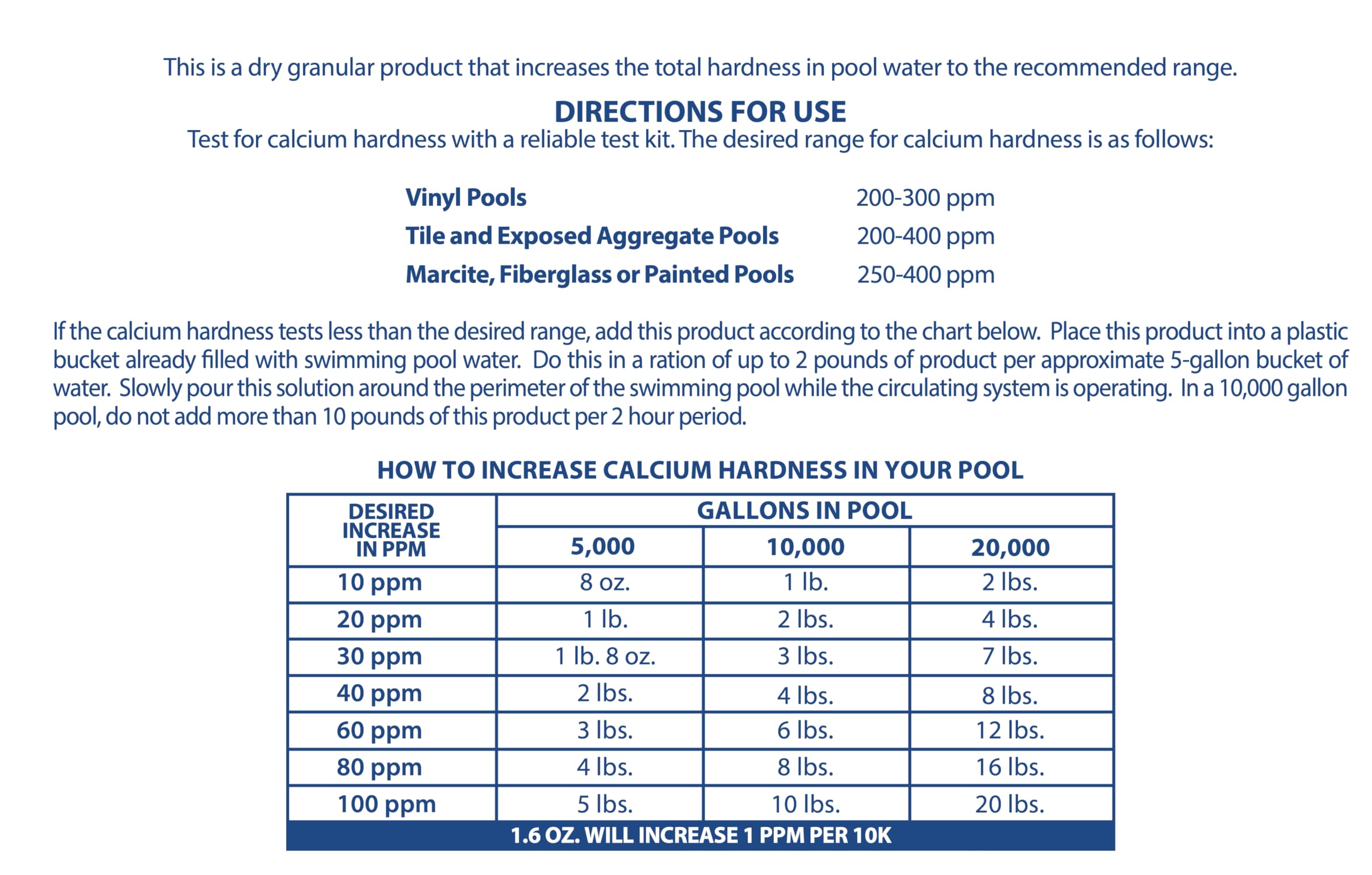 Pool Mate with test kit ready water sample and hardness guidance.
