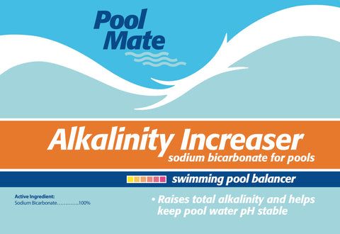 Pool Mate alkalinity increaser pool side application showing easy use during routines