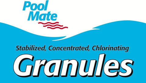 Pool Mate concentrated chlorinating granules deliver powerful, quick-acting sanitizer.