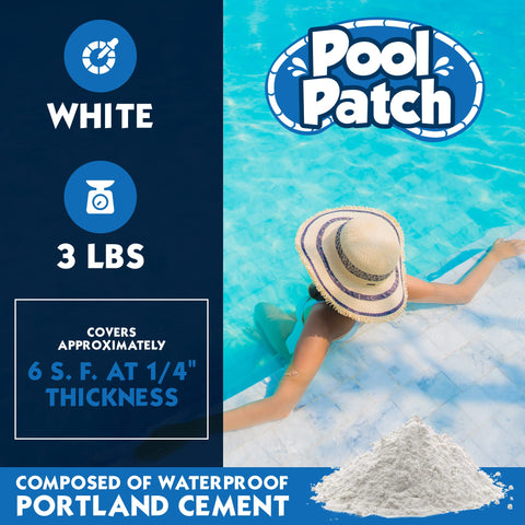 Pool Patch quick-drying tile repair for minimal downtime and faster use.