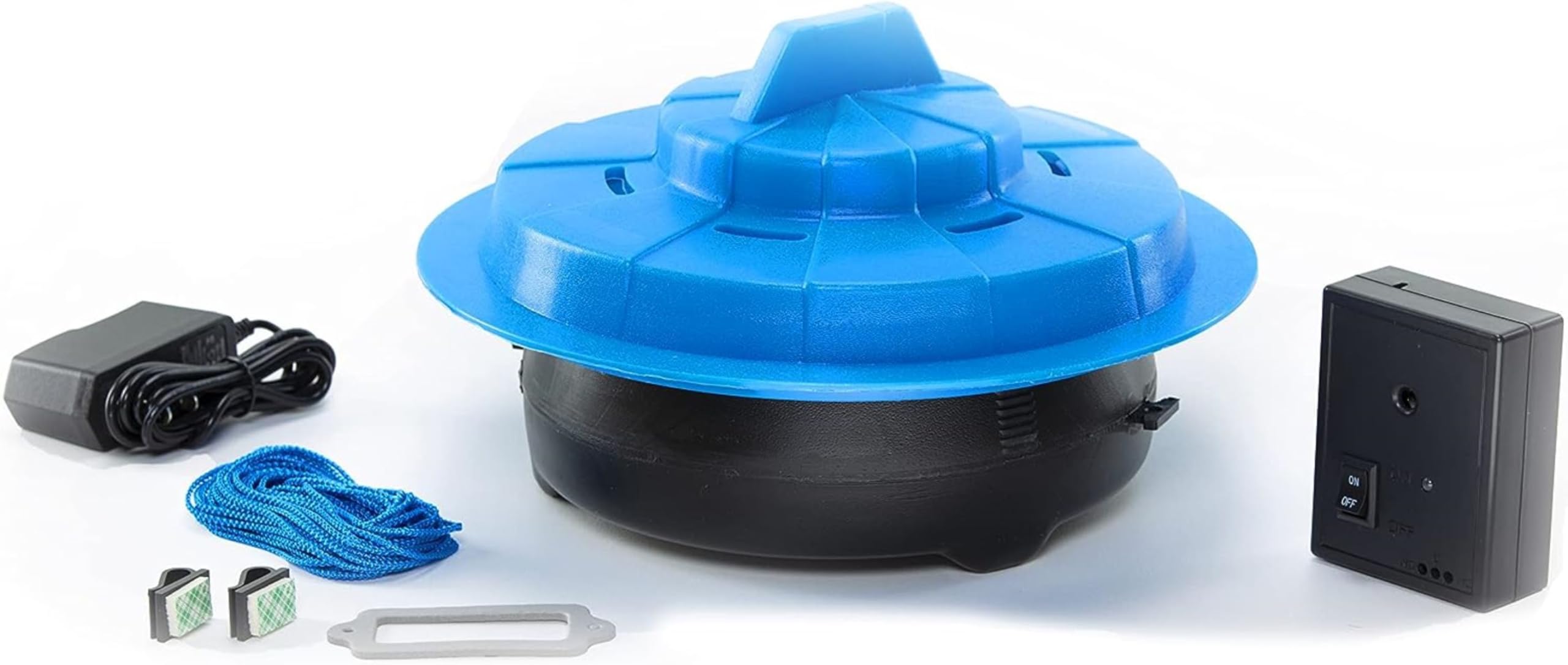 Pool Patrol PA-30 floating alarm unit in pool provides immediate safety alert