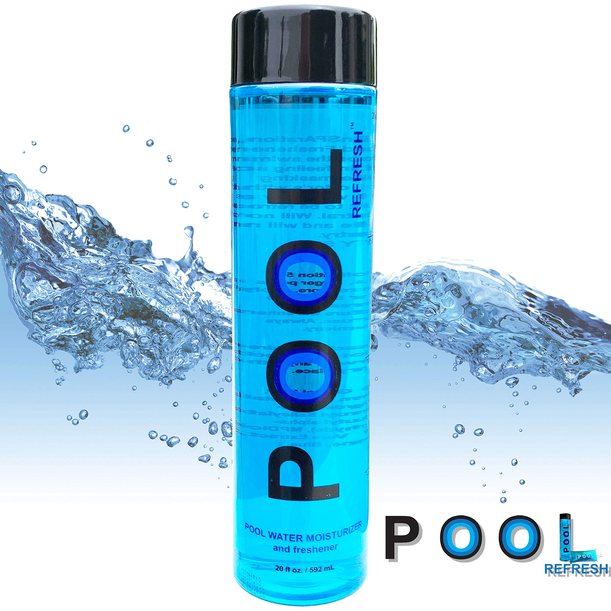 Pool scene shows clear water and fresh feel with Pool Refresh in use.