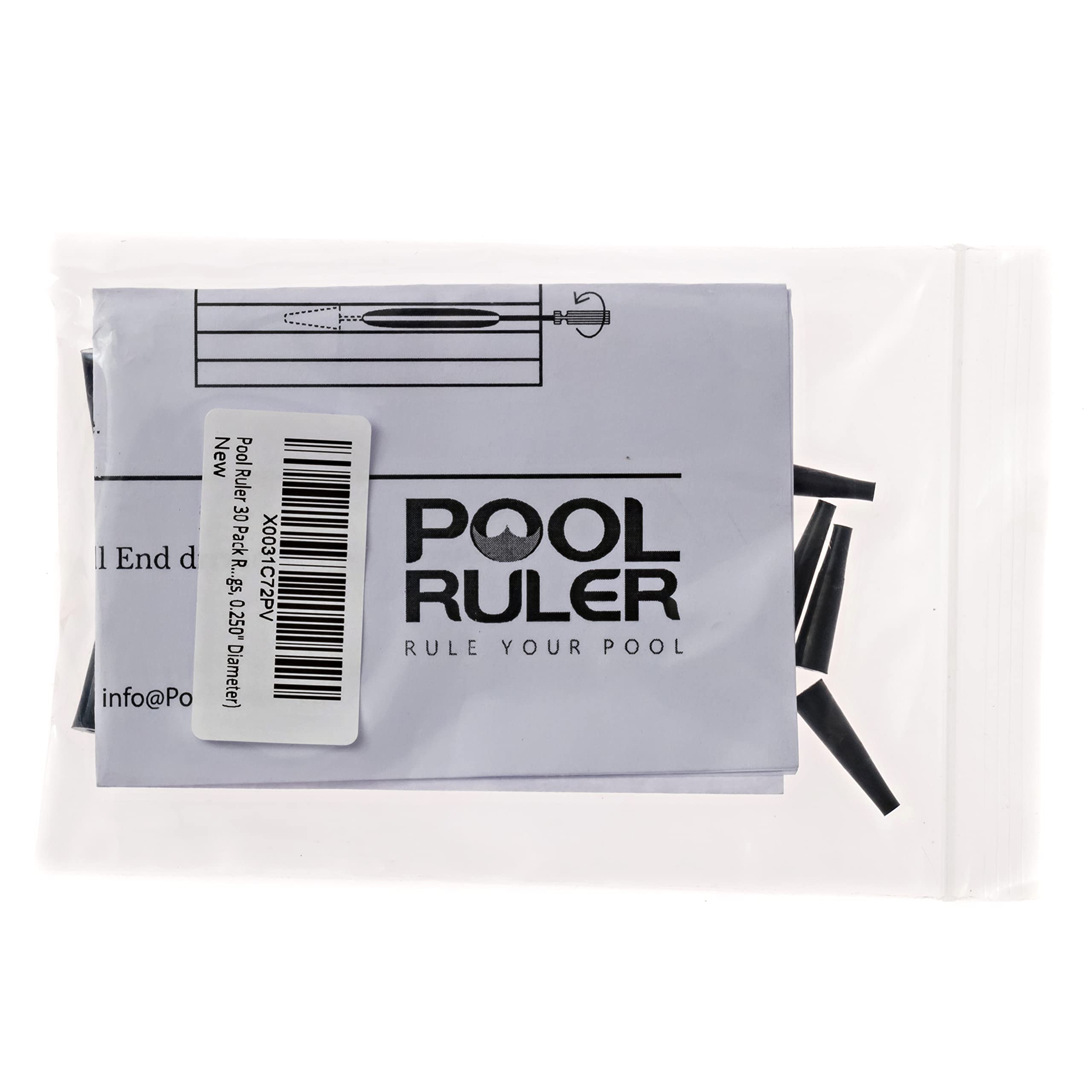 Pool Ruler installation-instructions card included simplifies at-home repairs.