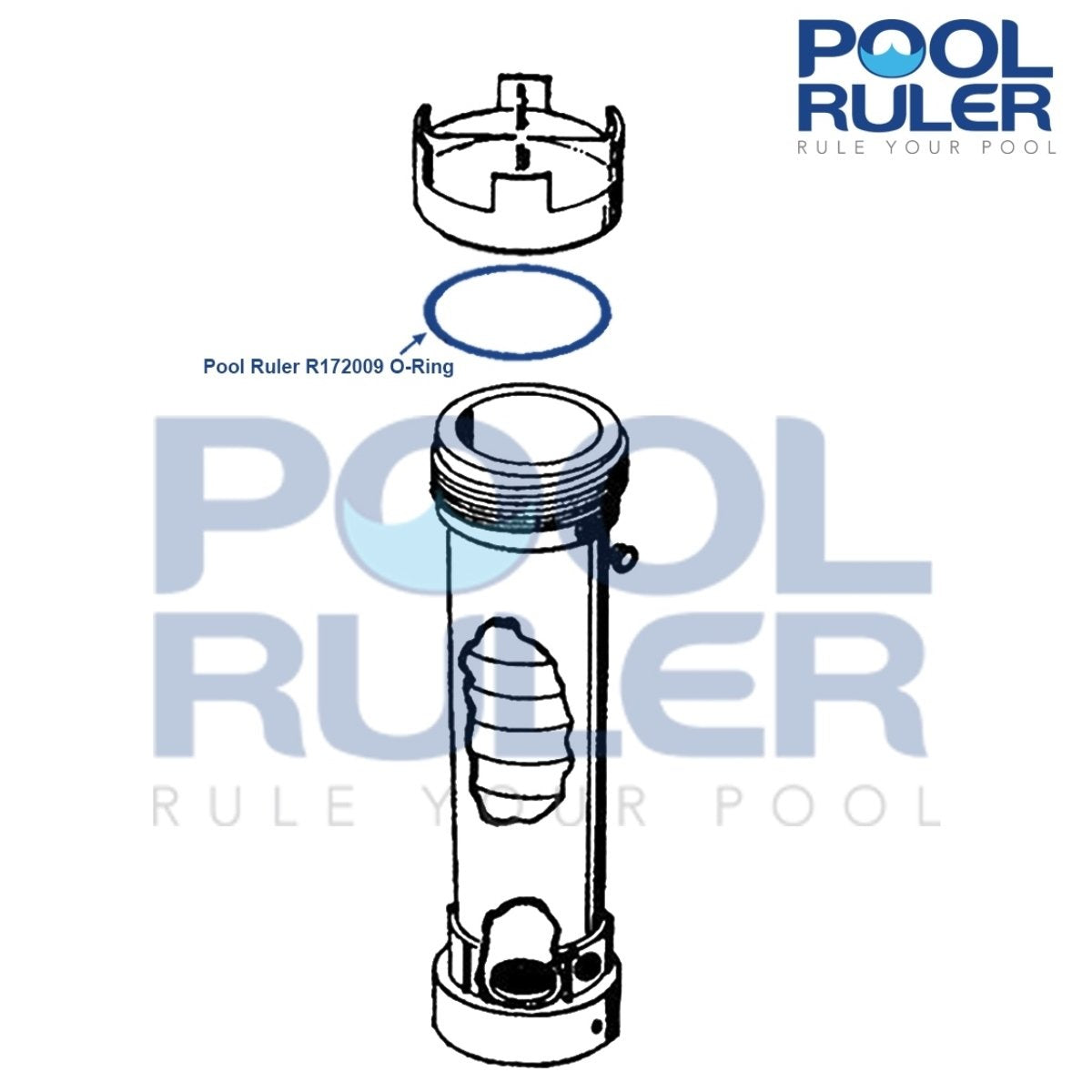 Pool Ruler R172009 Viton O-Ring in action reduces leaks
