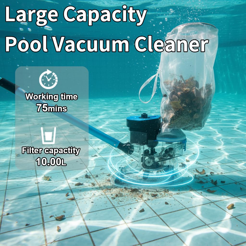 Pool Stomach 55 cleaning inground and above-ground pools.