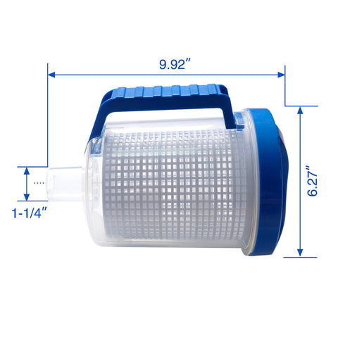 Pool Supply Town inline leaf canister lid provides quick access for basket cleaning