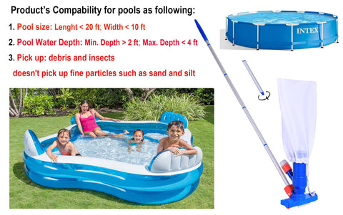 Pool Supply Town vacuum head attachment for deep-reaching cleaning in pools