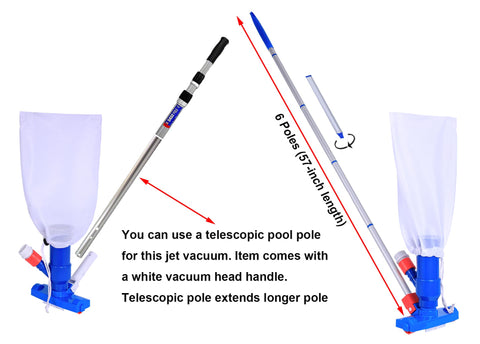 Pool Supply Town spa and pond cleaning tool in action