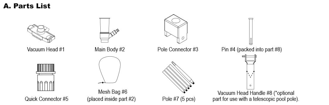 Pool Supply Town compatible with telescopic poles for extended reach
