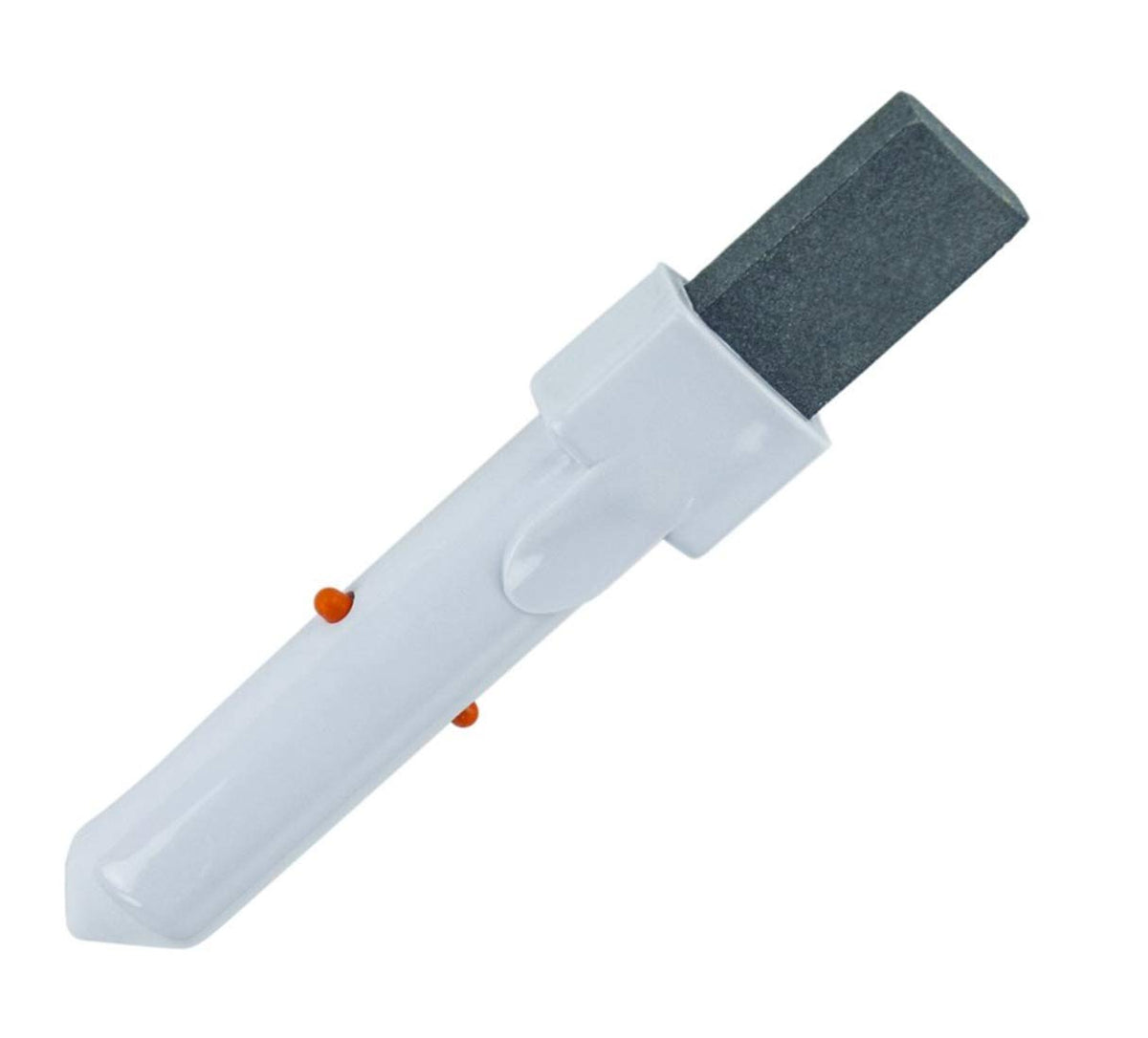 Pool Supply Town pumice stone with EZ-Clip removes rust stains on concrete pool surfaces.