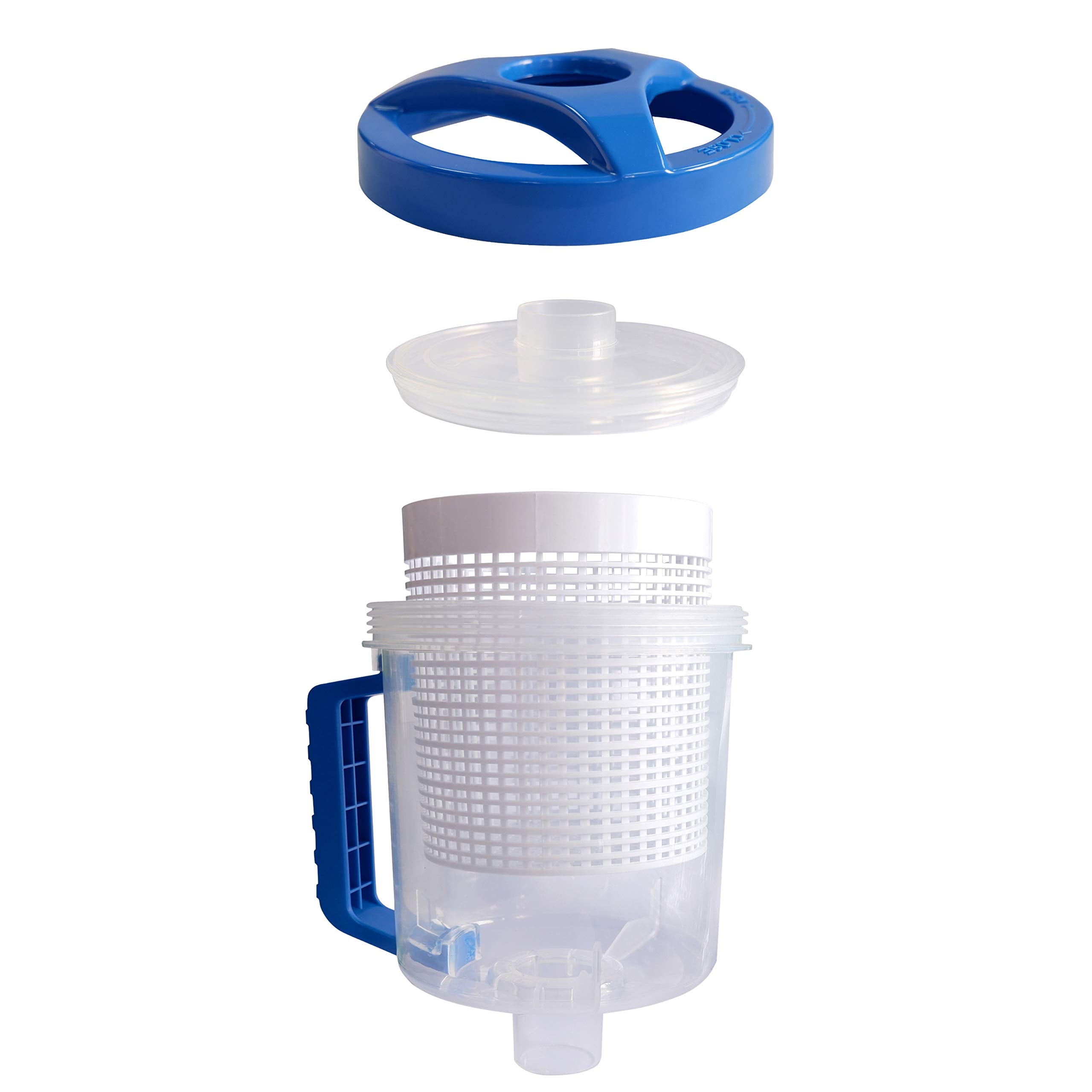 Pool Supply Town see-through leaf canister lets you monitor debris levels at a glance