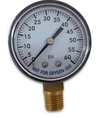 Pool Supply Town Super Pro 80960BU gauge face, 0-60 psi range for accurate readings