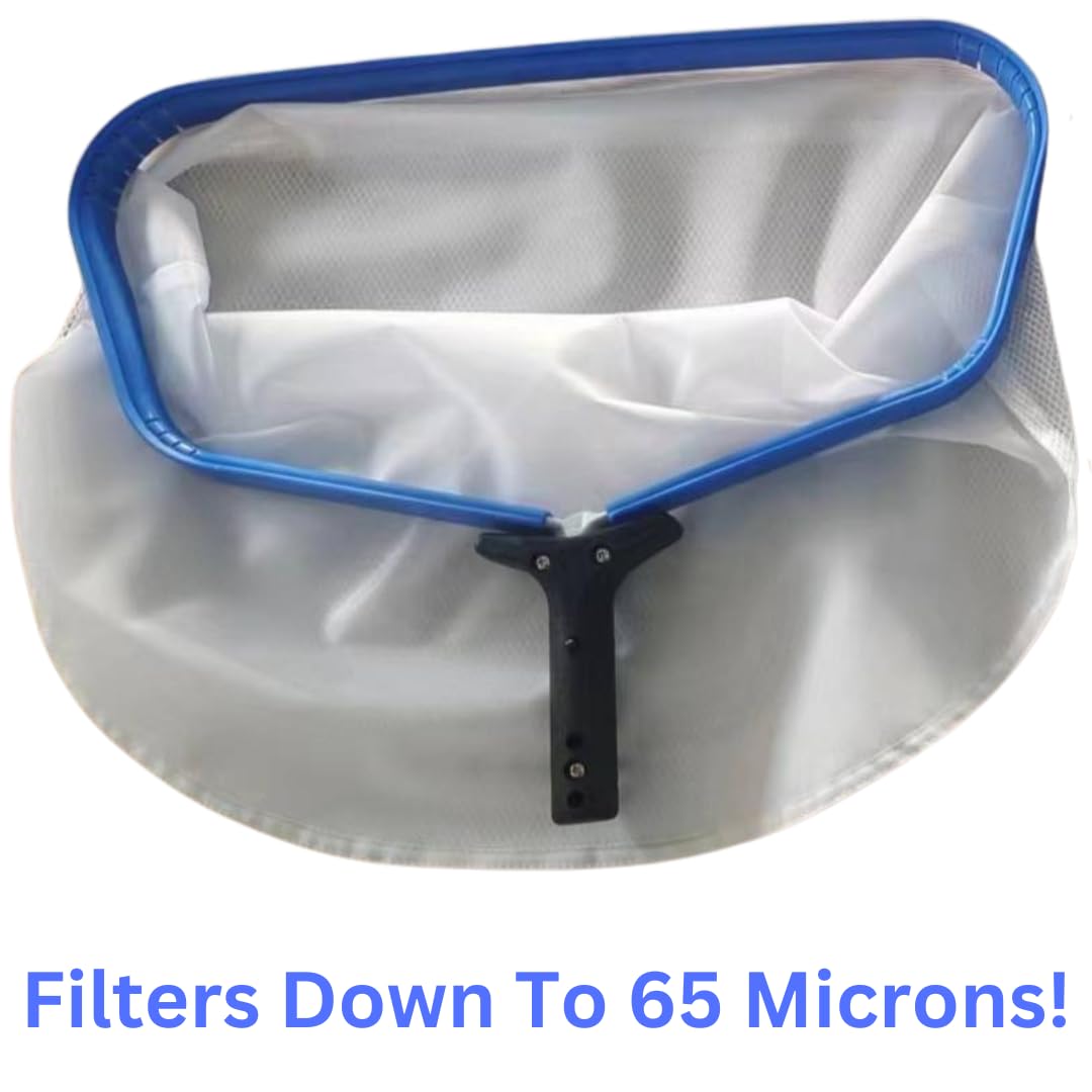 Pool Zing 19-inch net glides across sparkling water during skimming