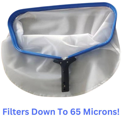 Pool Zing 19-inch net glides across sparkling water during skimming