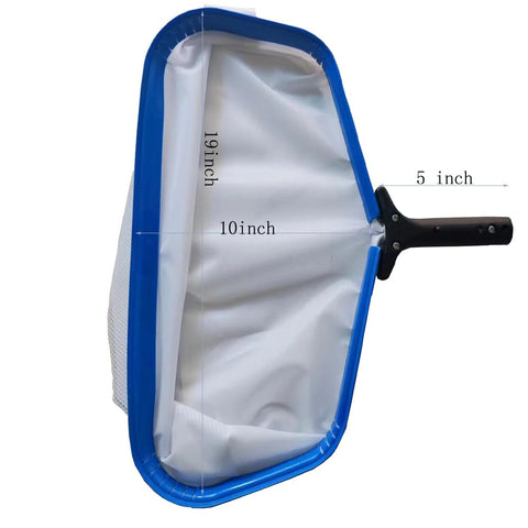 Pool Zing Professional 19-inch wide net catches leaves and small particles efficiently