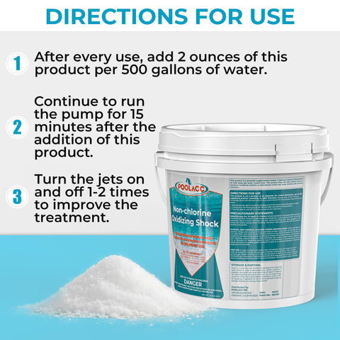 Poolacc moisture-sealed packaging keeps freshness from first to last use.
