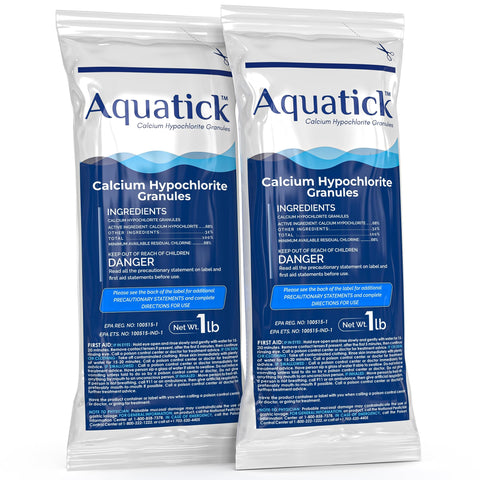 POOLACC pro-grade chlorine shock 2lb bag ready for fast pool sanitation