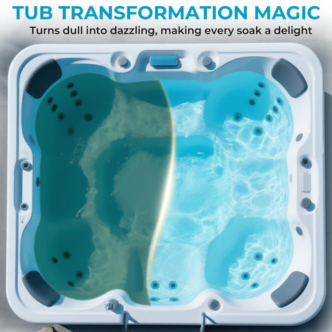 POOLACC safe for spa surfaces and seals during daily use.