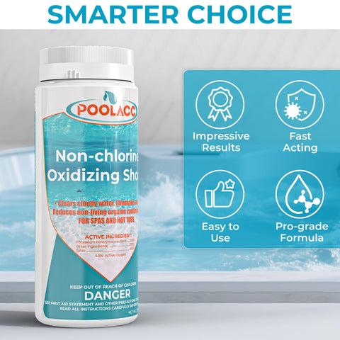 POOLACC spa water-clarity-15mins demonstrates rapid water clarity.