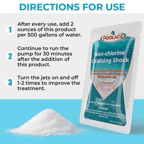 POOLACC safe for spa surfaces and seals during use