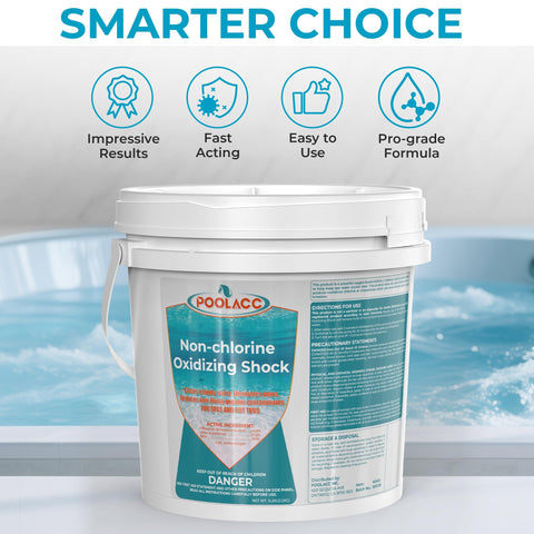 Poolacc water refresh without strong odors for a cleaner spa experience.