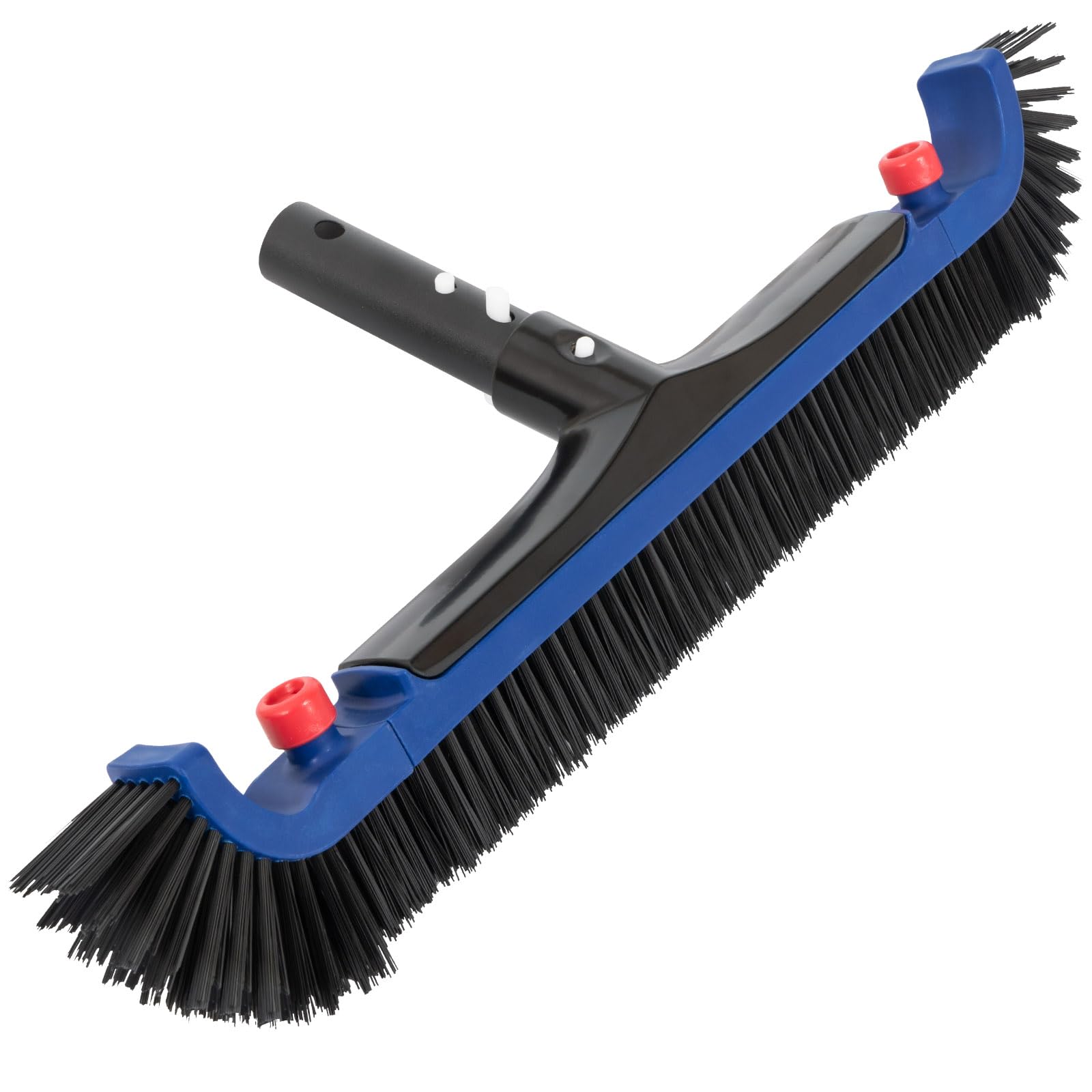 PoolAZA 20 inch pool brush head with curved ends for thorough cleaning