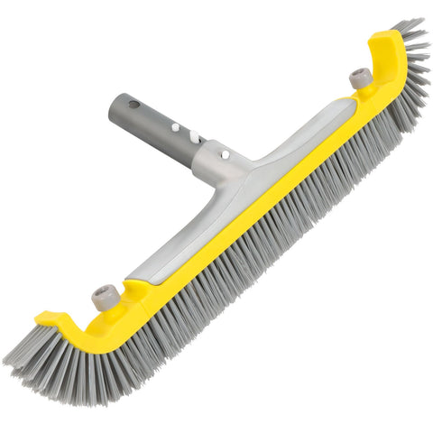 POOLAZA 20-inch pool brush head wide scrub for quicker pool cleaning of walls and floors.