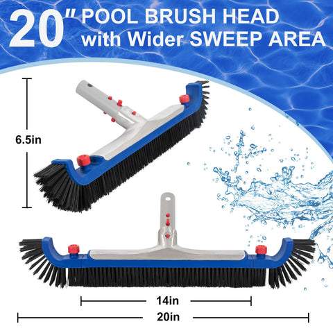 POOLAZA semi-deep ultra-fine mesh net removes fine debris efficiently.