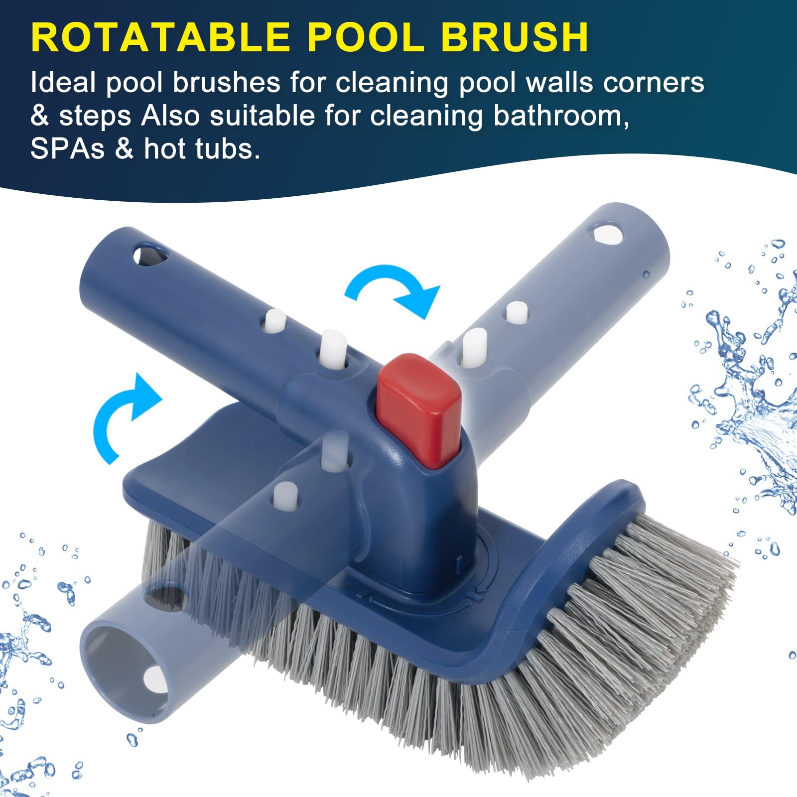 POOLAZA Reinforced frame ensures durability during frequent pool cleanups