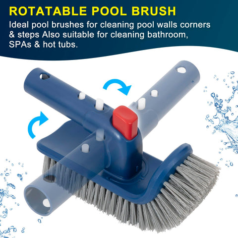 POOLAZA Reinforced frame ensures durability during frequent pool cleanups