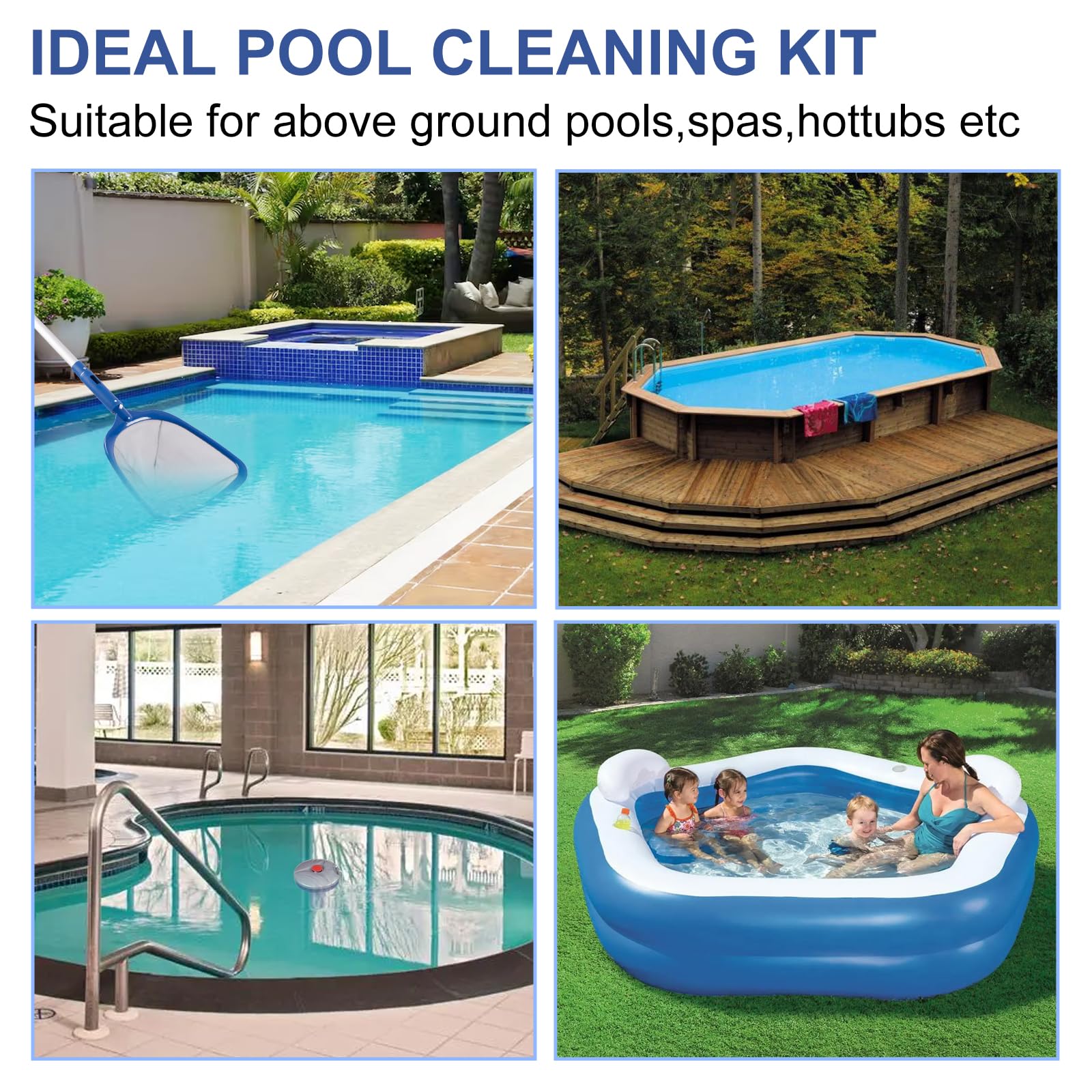 POOLAZA durable pool floater provides flexible chemical distribution.