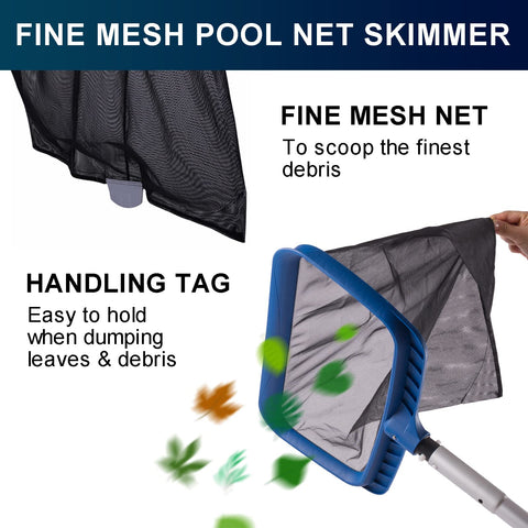 Poolaza high-density nylon bristles scrub pool surfaces effectively.