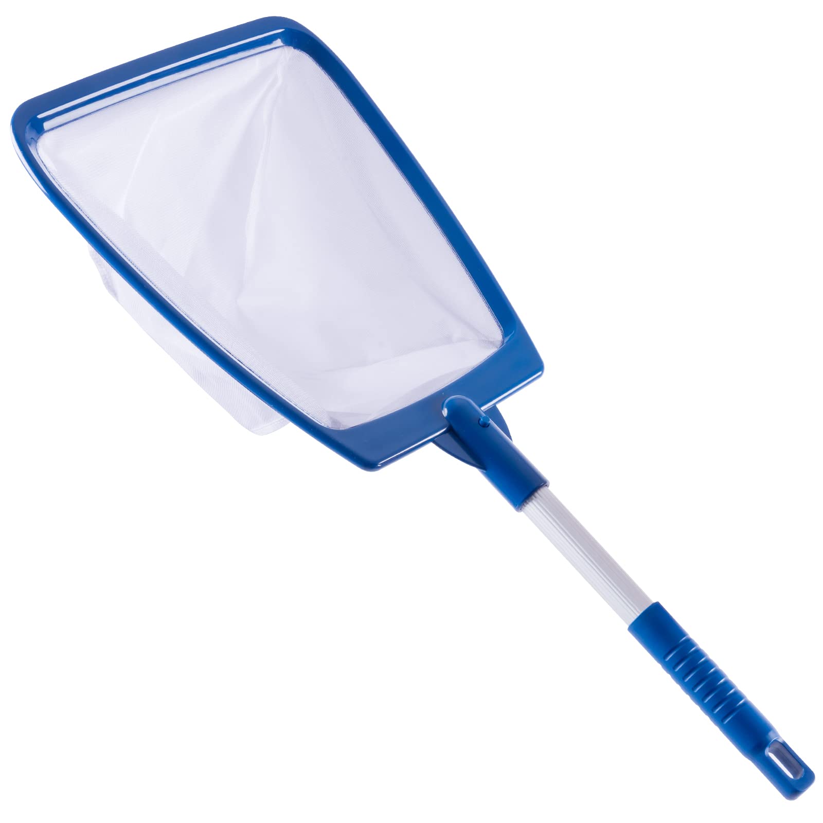 POOLAZA hot tub skimmer net handheld with aluminum pole for quick debris removal