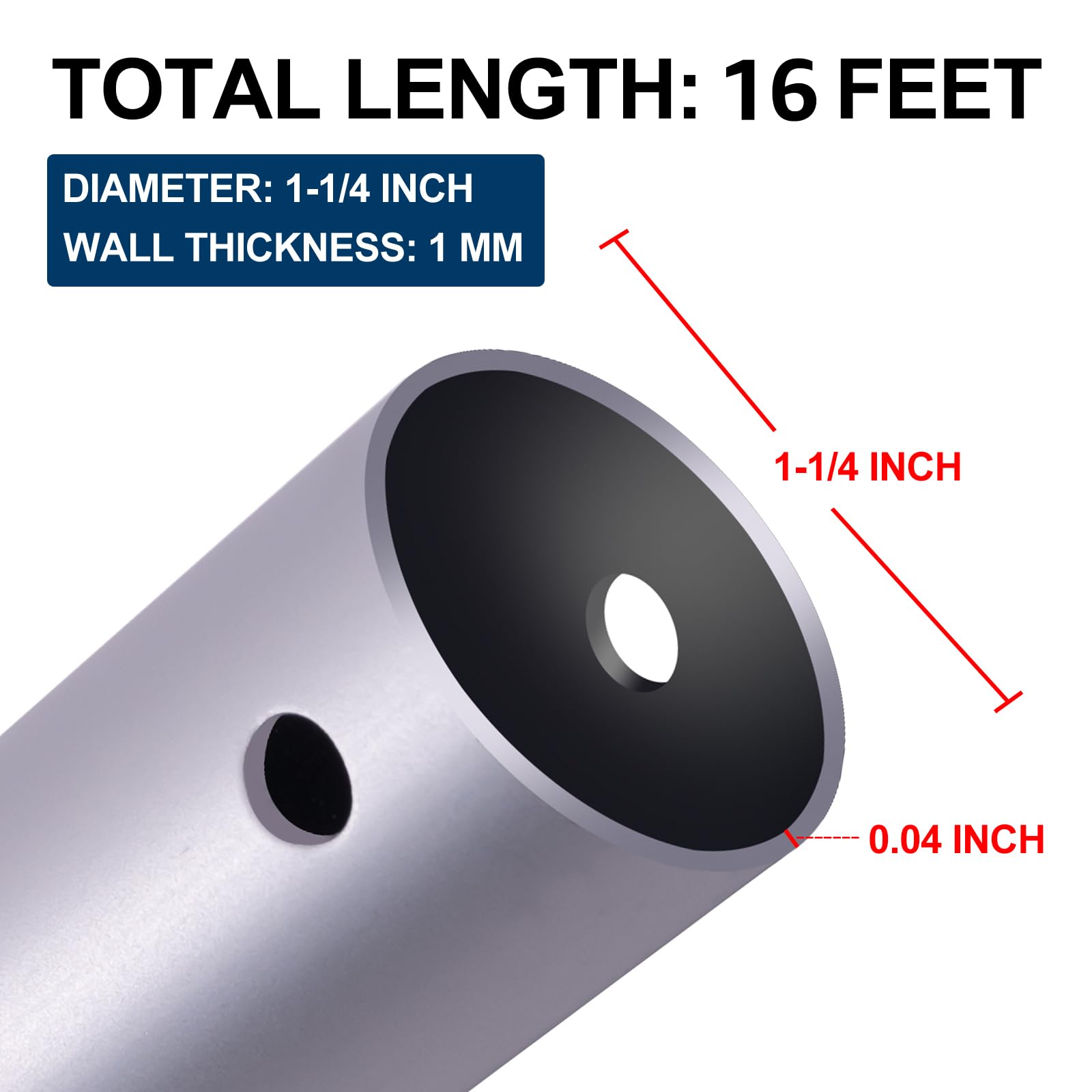 Poolaza anodized aluminum pool pole delivers durable performance in outdoor pools.