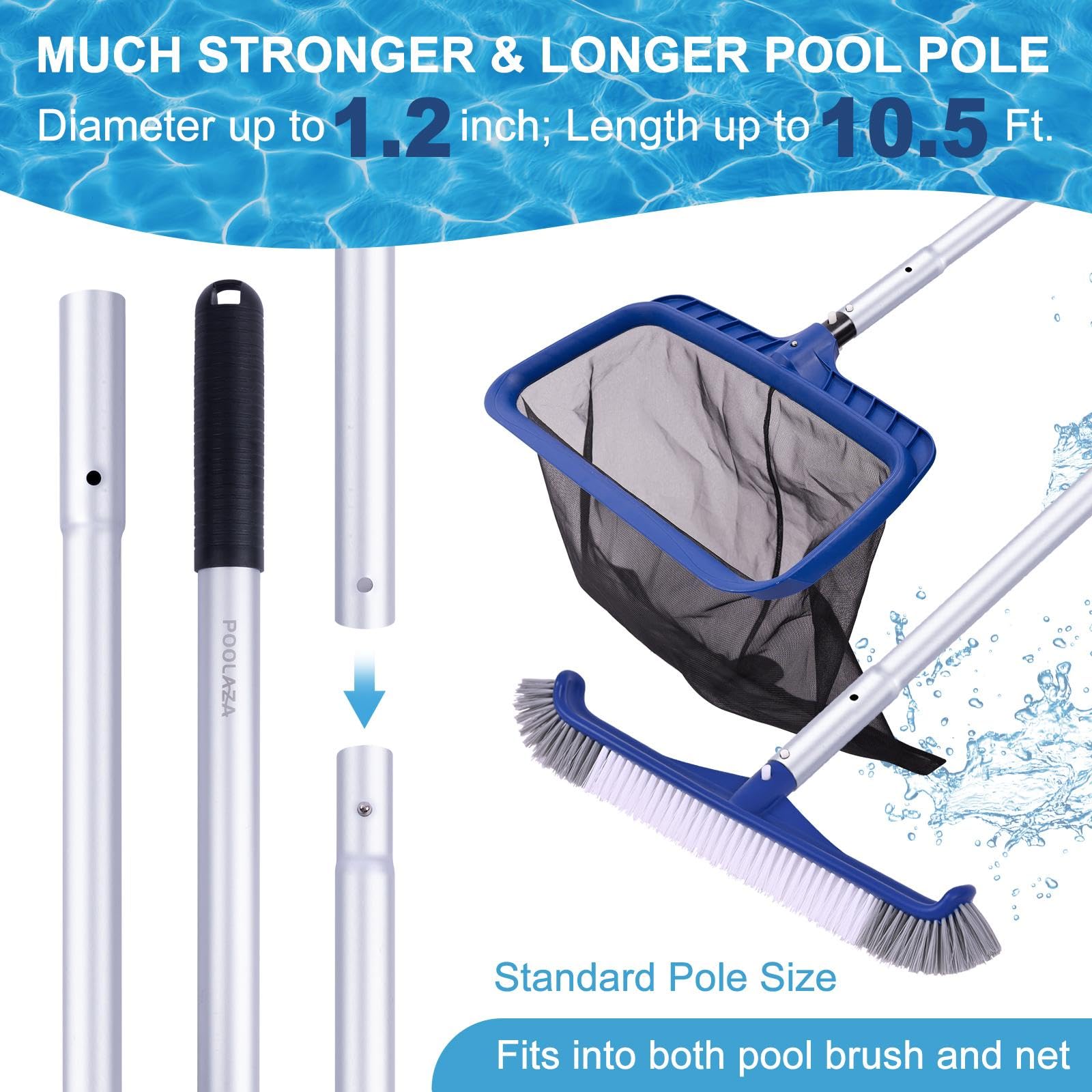 Poolaza ultra fine mesh net traps dust and debris efficiently