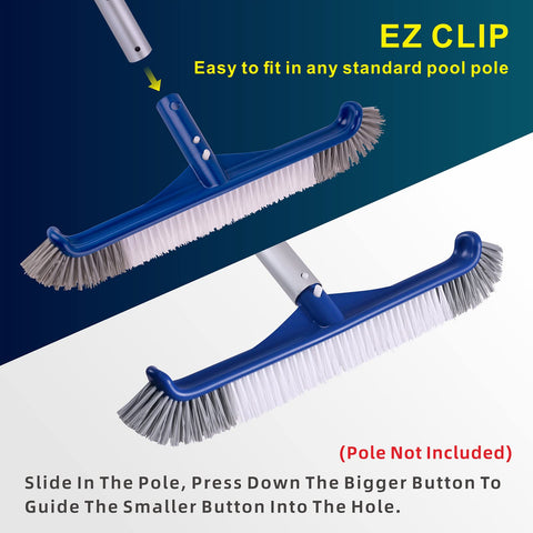 POOLAZA wide-sweep area speeds up large surface cleaning.