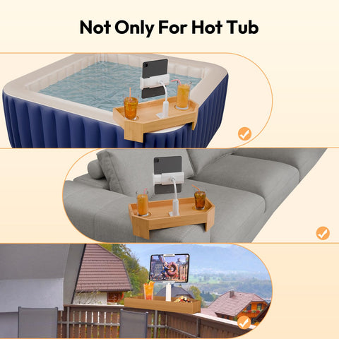 POOLCOMFT gift packaging includes card and scented candles for gifting