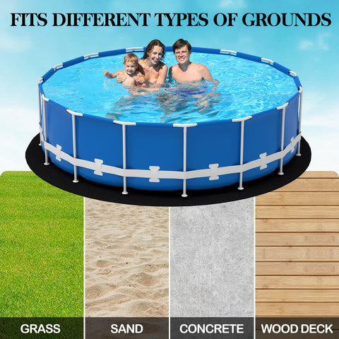Poolergetic cut-to-fit pool pad tailored to your pool shape