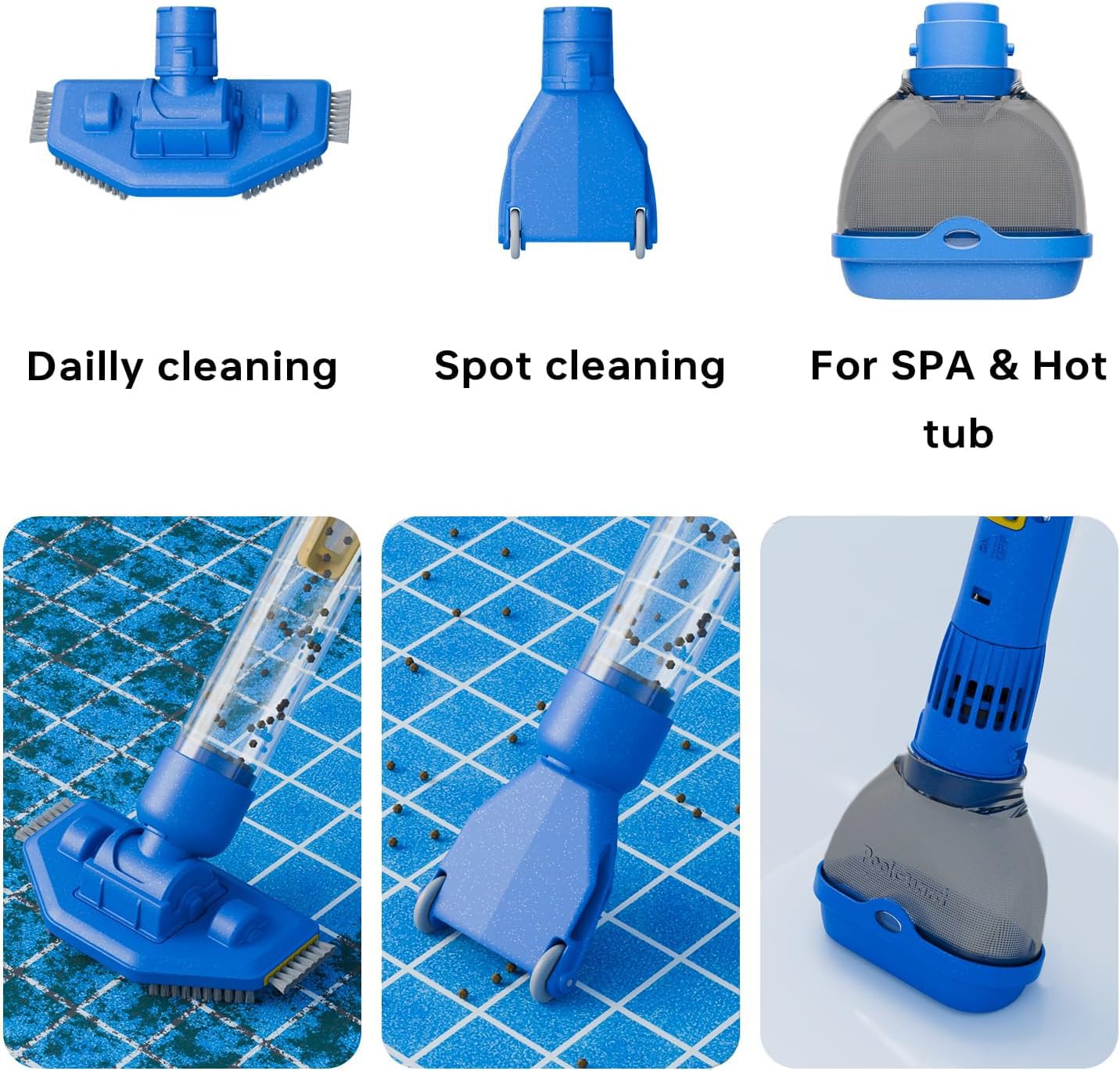 PoolGuard magnetic transmission technology reduces energy use for longer cleaning sessions.