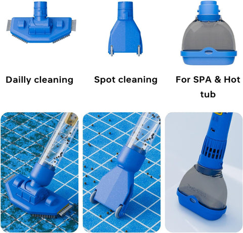 PoolGuard magnetic transmission technology reduces energy use for longer cleaning sessions.