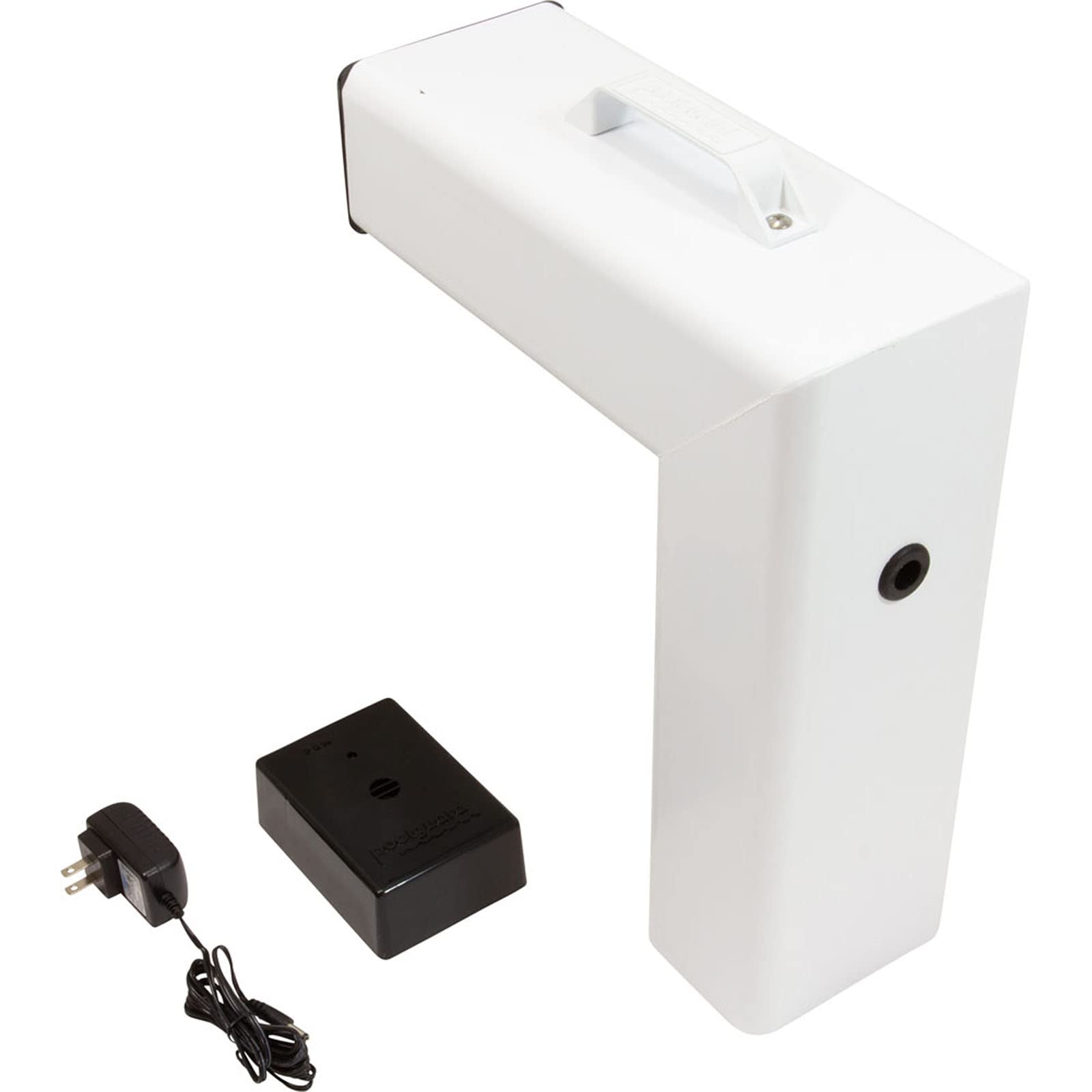 PoolGuard PGRM-2 in-ground alarm installed for constant pool safety monitoring