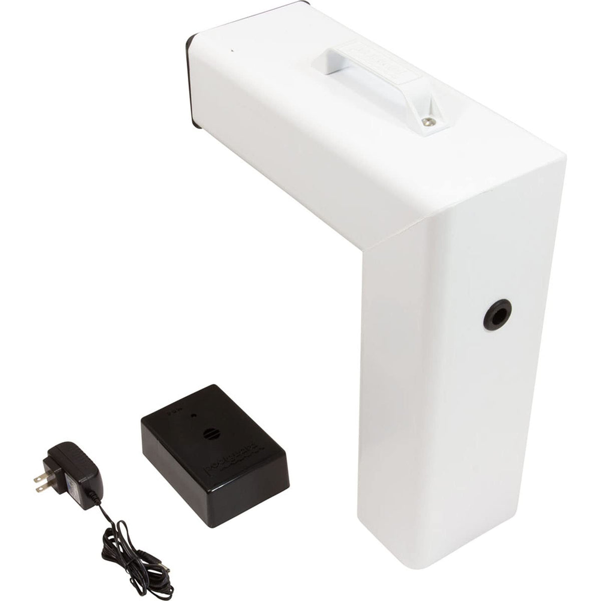 PoolGuard PGRM-2 in-ground alarm installed for constant pool safety monitoring