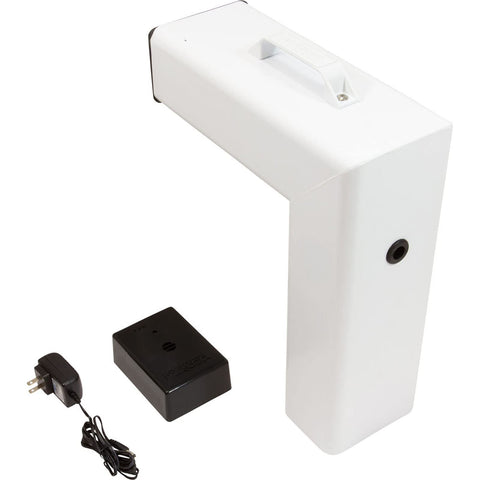 PoolGuard PGRM-2 in-ground alarm installed for constant pool safety monitoring