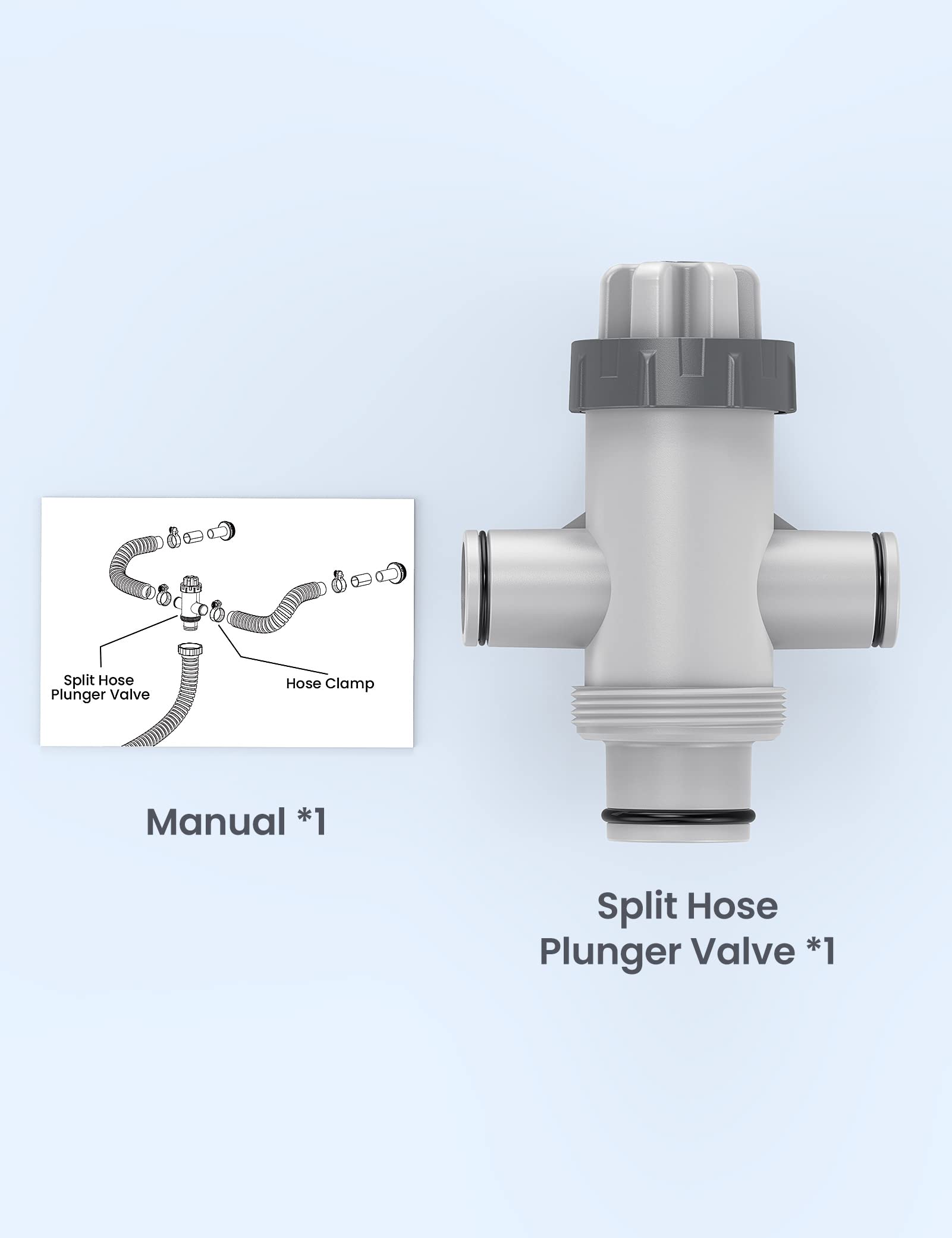 POOLHACKER back flush support helps maintain cleaner filtration during maintenance